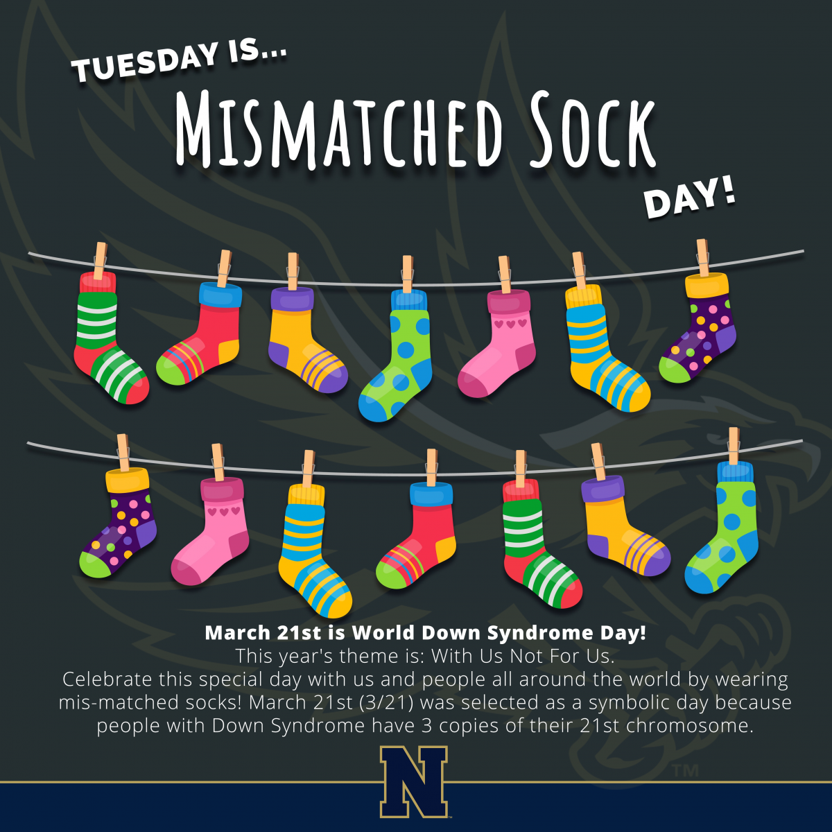 Wear Mismatched Socks for World Down Syndrome Day! Vails Gate STEAM